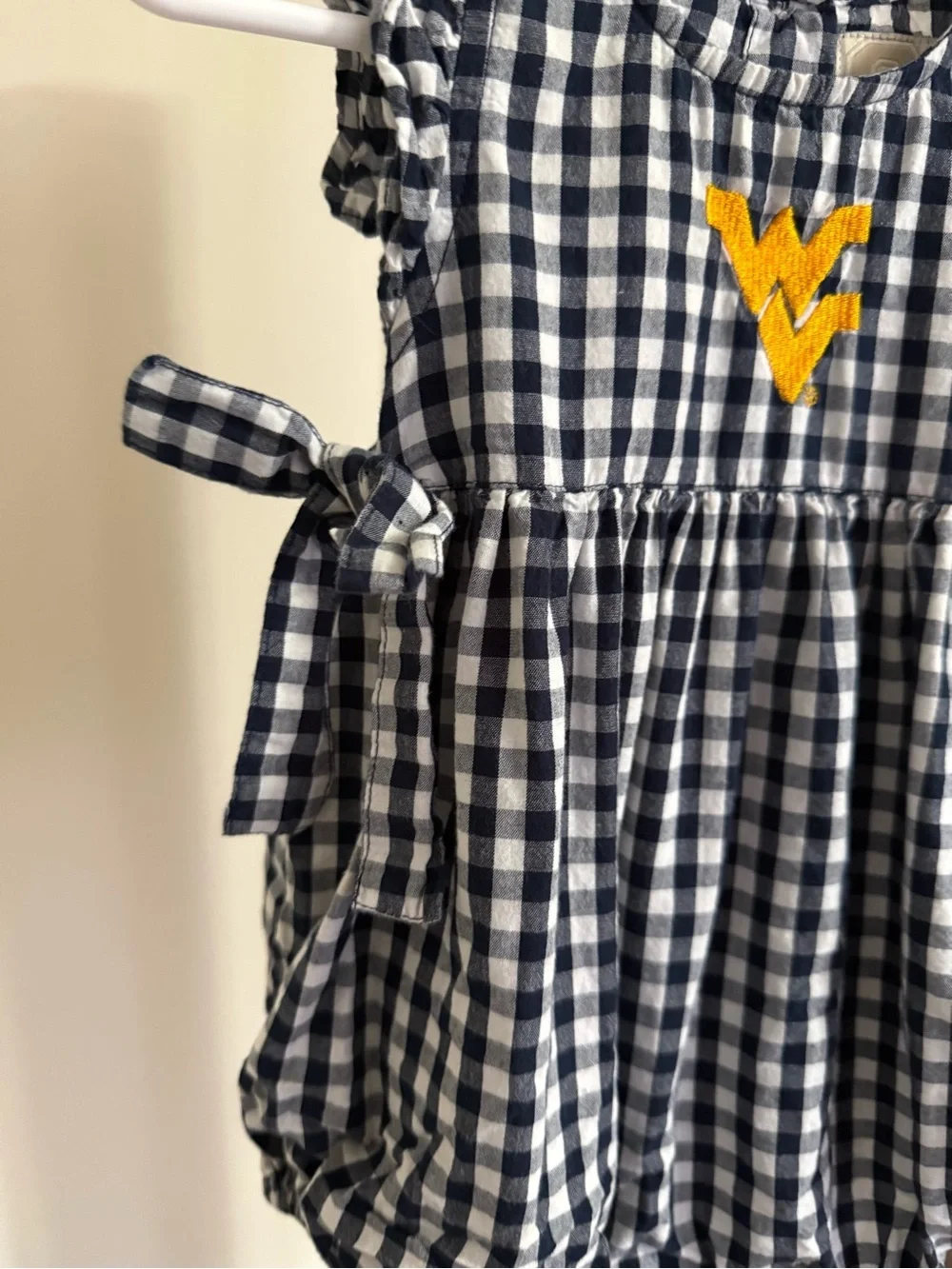 Team Garb West Virginia University Bubble Romper
